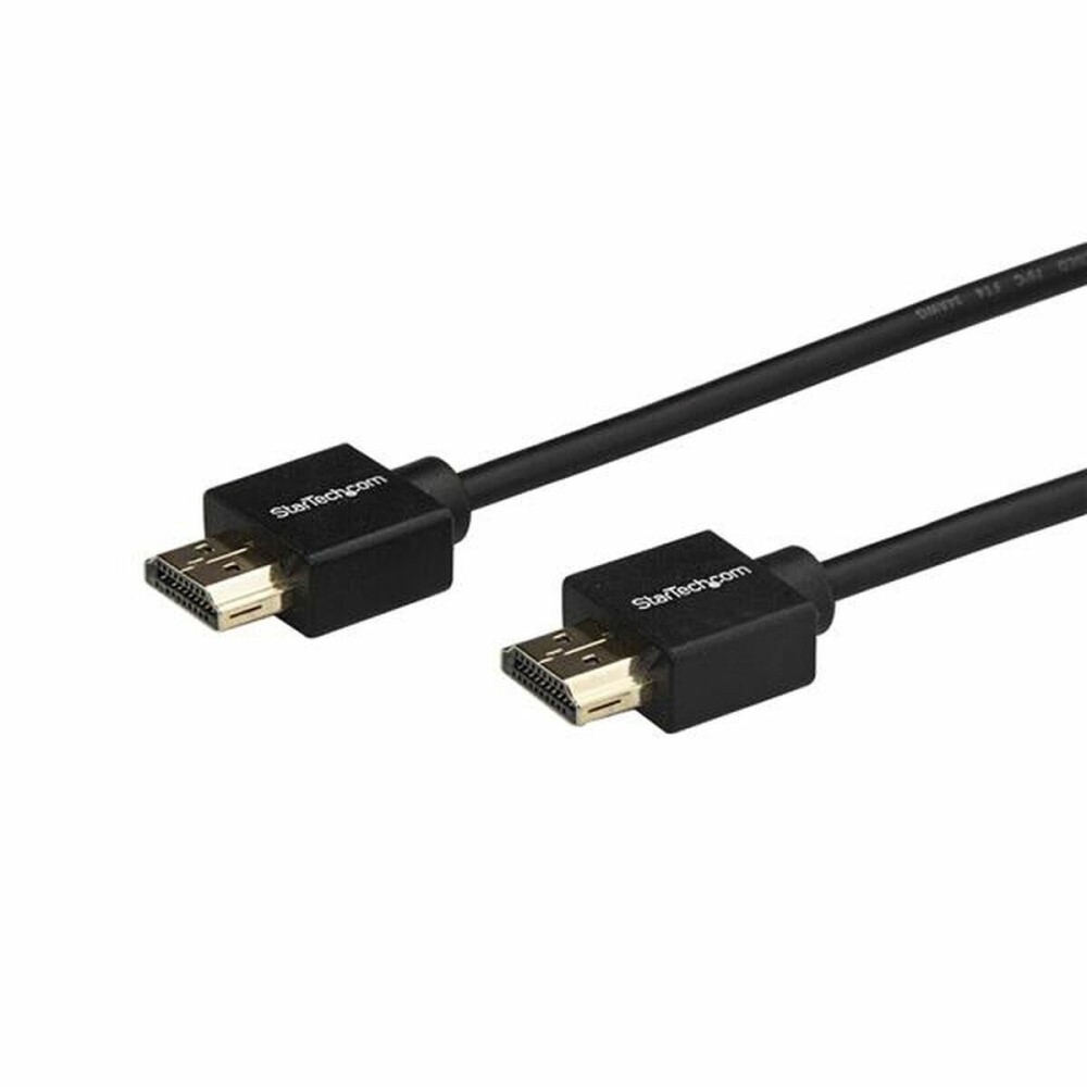 Câble HDMI Startech HDMM2MLP 4K Ultra HD 2 m Noir