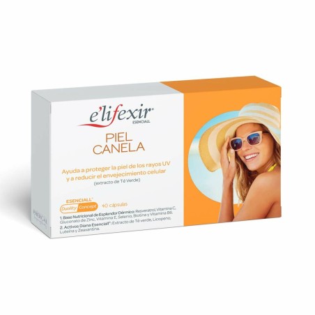 Capsules Elifexir Piel Canela Protection solaire (40 Unités)