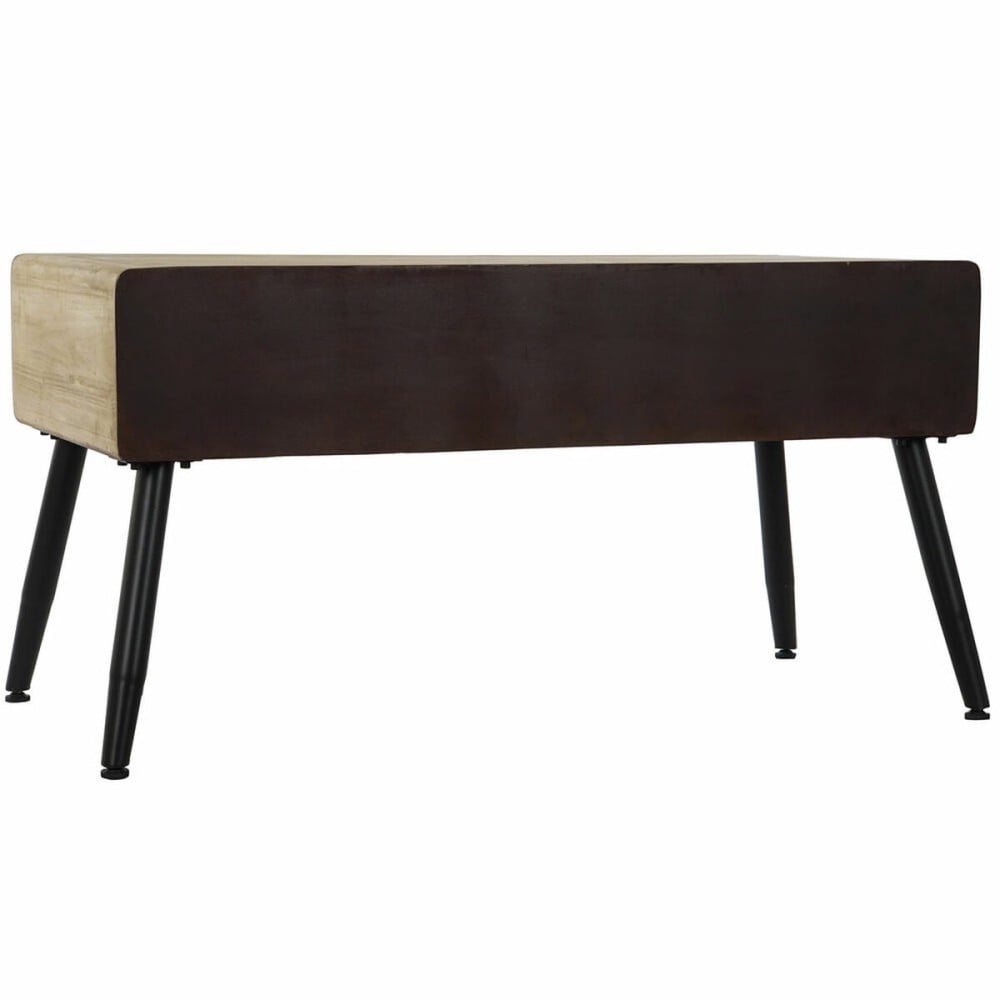 Side table DKD Home Decor Brown Black Metal Fir 100 x 50 x 52,5 cm