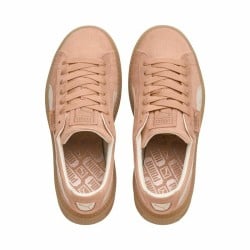 Casual Damenturnschuh Puma Platform Trace Corduroy Orange