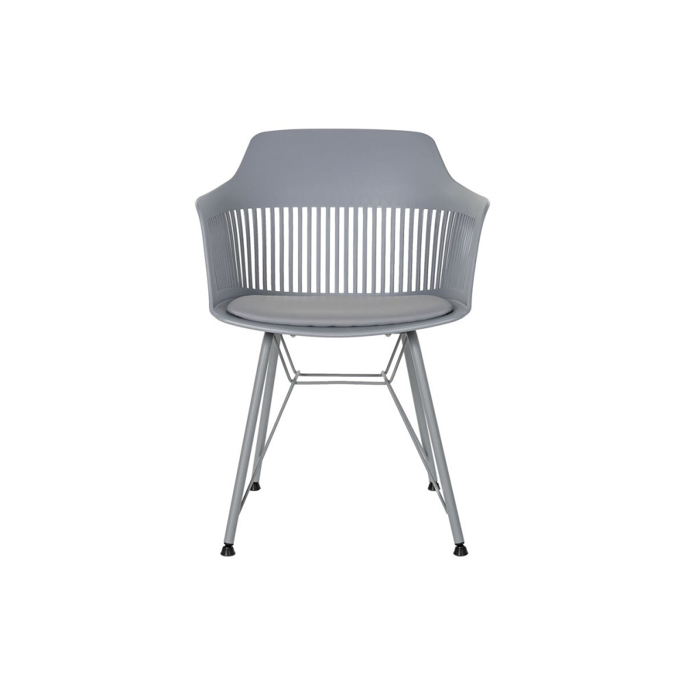 Chair DKD Home Decor Light grey 56 x 53 x 81 cm