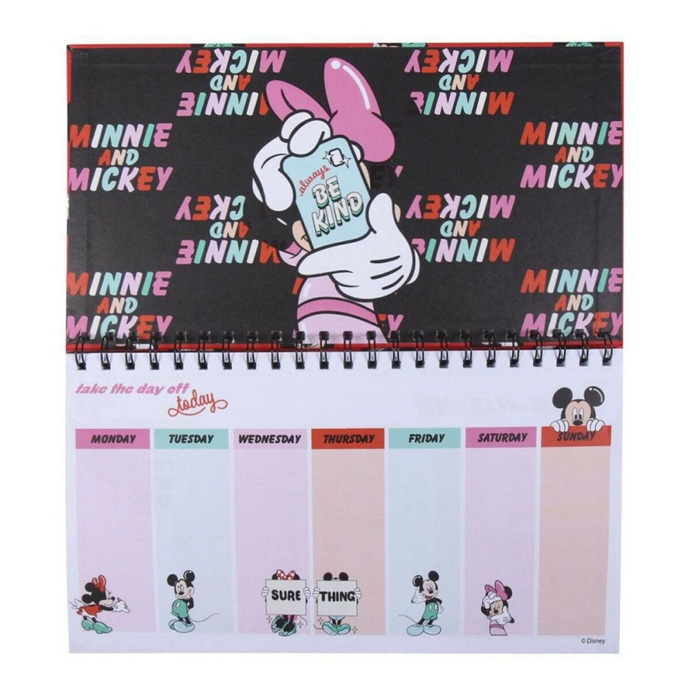 Planificateur hebdomadaire Minnie Mouse Bloc Papier (35 x 16,7 x 1 cm)