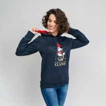 Sweat à capuche femme Minnie Mouse Bleu foncé