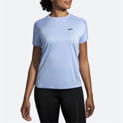 Damen Kurzarm-T-Shirt Brooks Sprint Free Aquamarin Damen