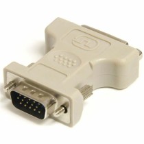 DVI to VGA Adapter Startech DVIVGAFM Black Beige