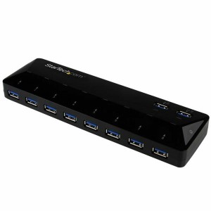 USB Hub Startech ST103008U2C USB 3.0 x 10 Black