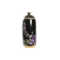 Vase DKD Home Decor Porzellan Schwarz Shabby Chic (18 x 18 x 42 cm)