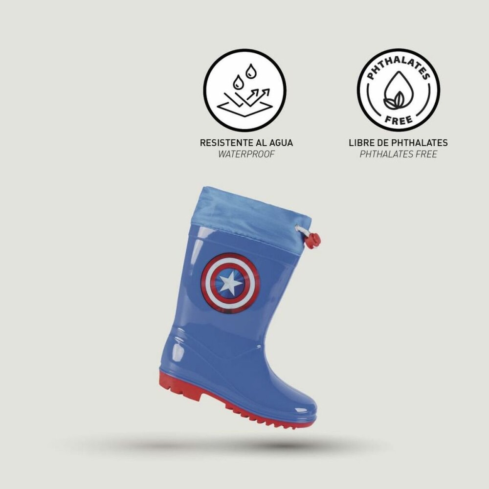 Kinder Gummistiefel The Avengers Blau