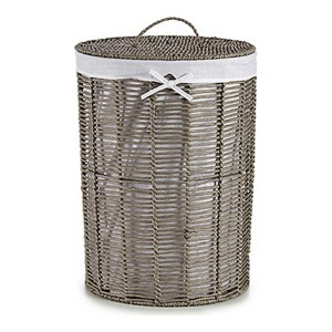 Panier à linge Kipit Blanc Gris osier 40 L 76 L 44 x 56 x 44 cm