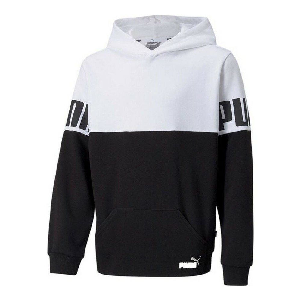 Herren Sweater ohne Kapuze Puma Colorblock Weiß