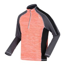 Fleece Lining Regatta Hepley Lightweight Half-Zip Salmon