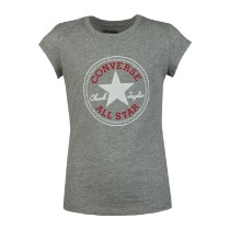 T shirt à manches courtes Enfant Converse Timeless Chuck Patch G Gris