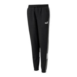 Pantalon de sport long Puma Essential+ Colorblock Noir Homme