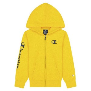 Children's Sports Jacket Champion Full Zip Logo Yellow