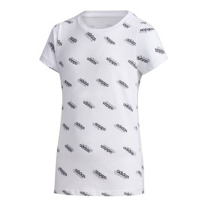 T shirt à manches courtes Enfant Adidas Sportswear Blanc