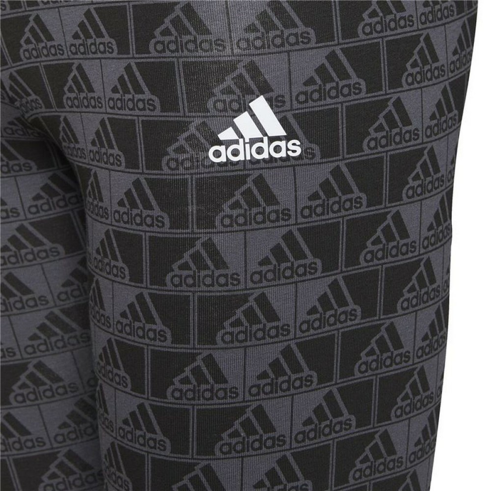 Sporthose Damen Adidas Essentials Logo Grau