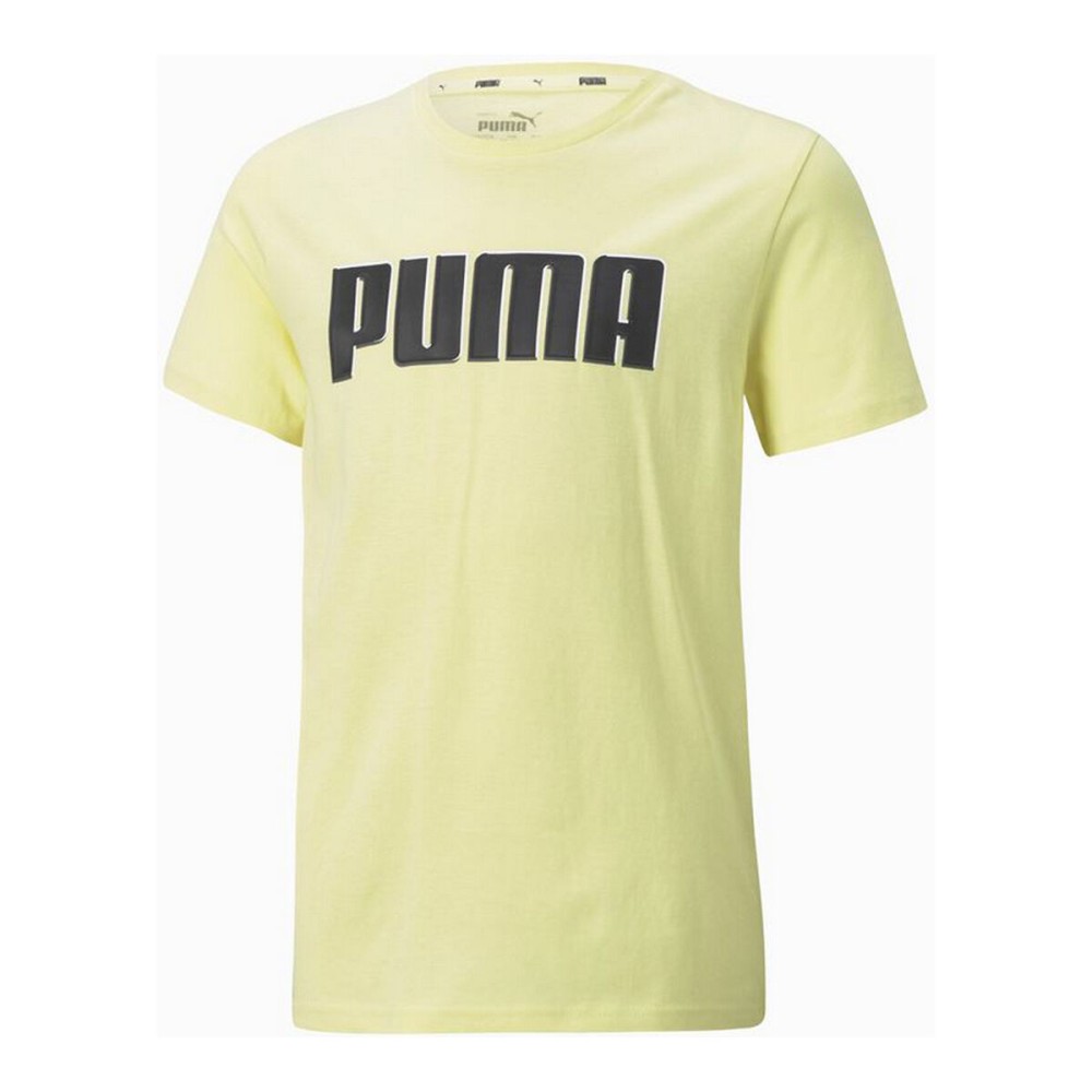 Kurzarm-T-Shirt für Kinder Puma  Alpha Graphic Gelb