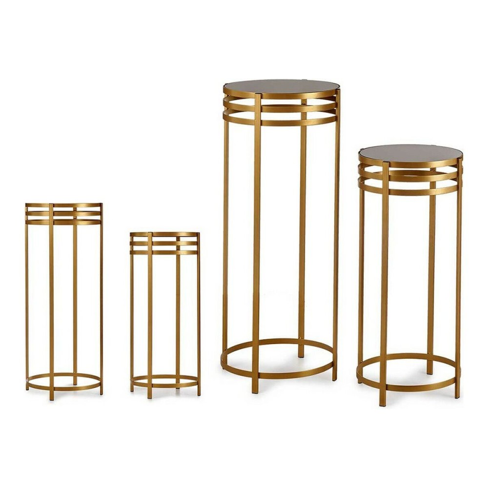 Set of 2 tables Black Golden (2 pcs)