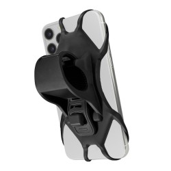 Support Smartphone pour Vélo Celly SWIPEBIKEBK Noir Multicouleur Silicone