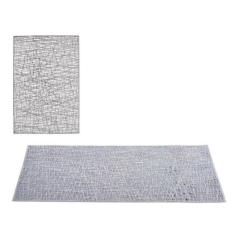 Table Mat Kinvara Silver Plastic 45 x 0,01 x 30 cm