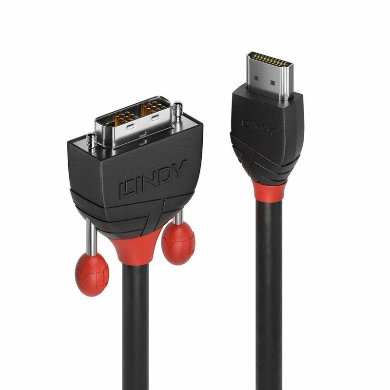 HDMI auf DVI Verbindungskabel LINDY 36273 3 m Schwarz