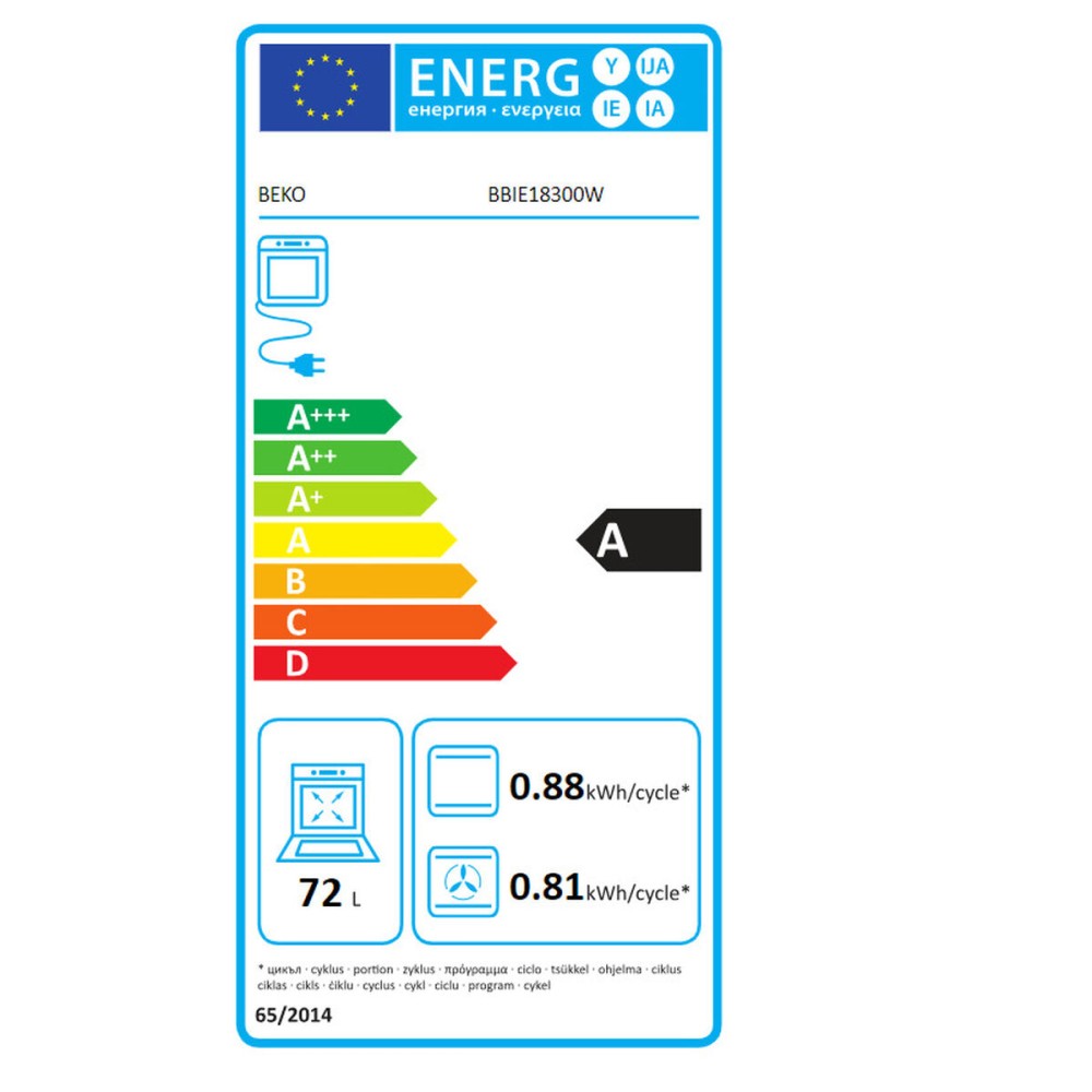 Herd BEKO TP-8690842427831 72 L 2400 W D 100 W