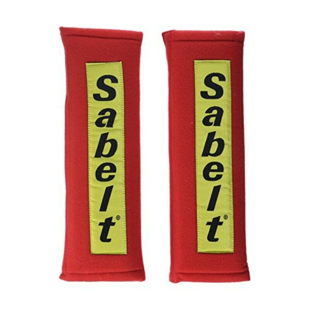 Seat Belt Pads Sabelt Red