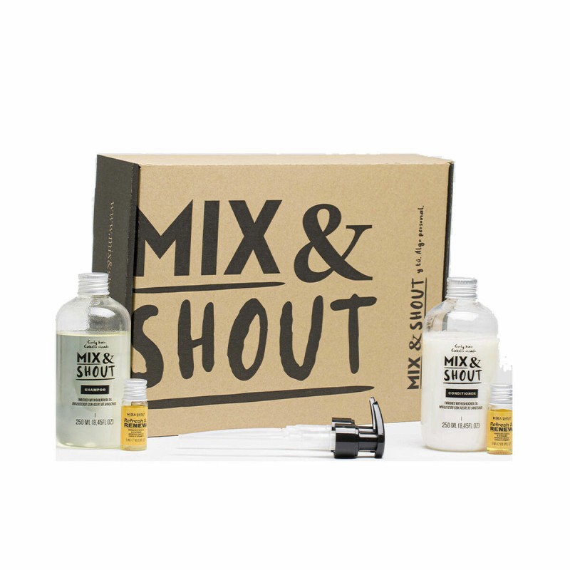 Shampooing Mix & Shout Rutina Rizado Reparador Lote 4 Pièces Cheveux bouclés