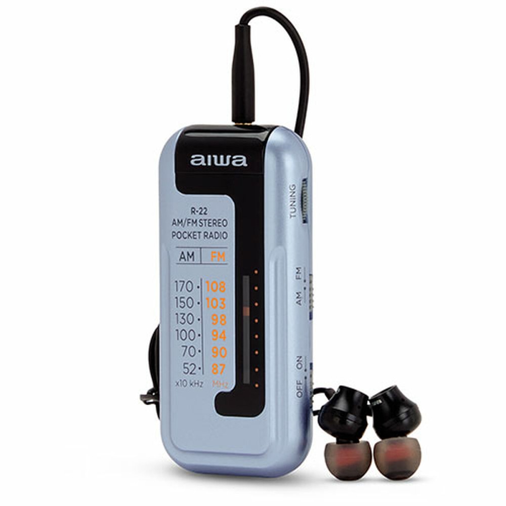 Radio Aiwa R22SL Silberfarben