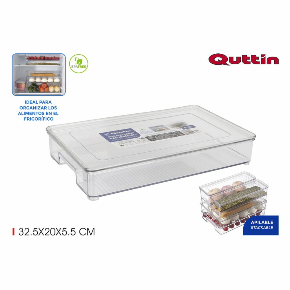 Organisateur polyvalent Quttin Avec couvercle (32,5 x 20 x 5,5 cm)