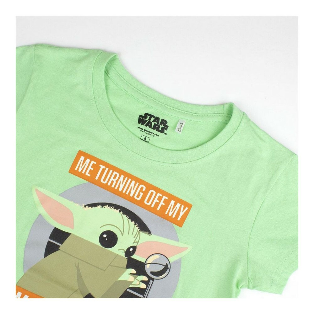 Summer Pyjama The Mandalorian Green Light Green Children's