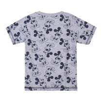 Kurzarm-T-Shirt für Kinder Mickey Mouse Grau