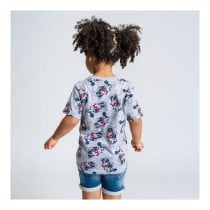 Kurzarm-T-Shirt für Kinder Minnie Mouse Grau