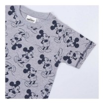 Child's Short Sleeve T-Shirt Mickey Mouse Grey