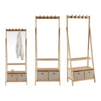 Coat Rack Kipit MH194001 Brown Beige Wood 40,5 x 175 x 67 cm