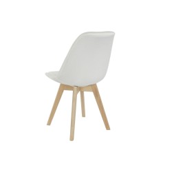 Chaise DKD Home Decor Blanc 48 x 56 x 83 cm