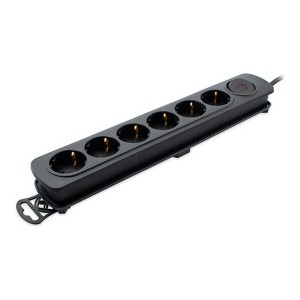 Power Socket - 6 Sockets with Switch TM Electron 250 V