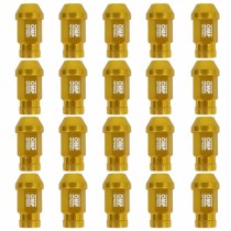 Set Nuts OMP Gold 40 mm 20 uds M12 x 1,50