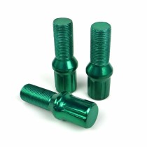 Set Nuts OMP 27 mm Green 20 uds M12 x 1,25