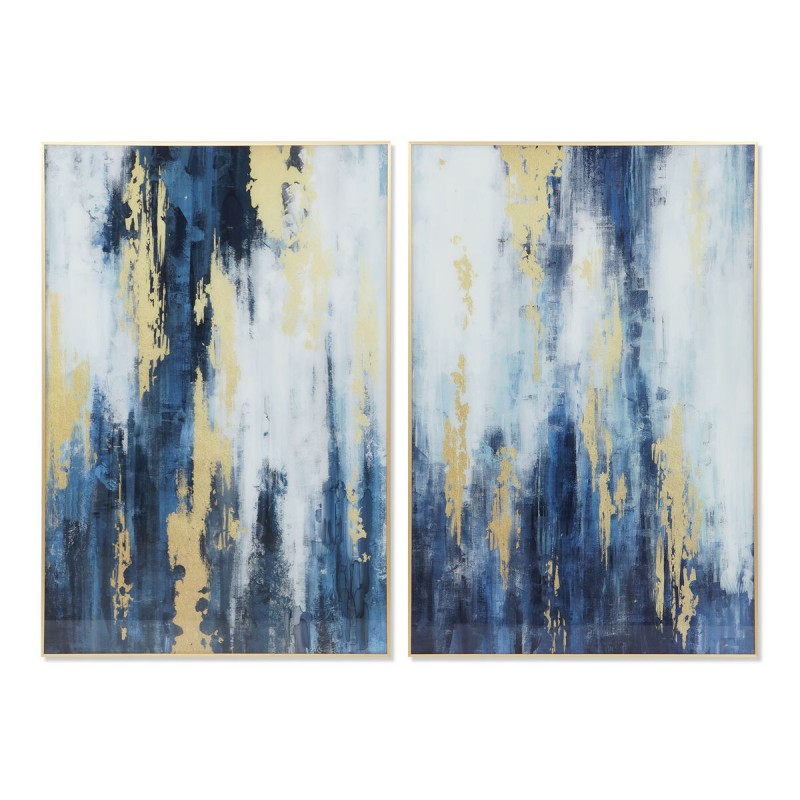 Painting DKD Home Decor 80 x 2,5 x 120 cm Abstract Modern (2 Units)