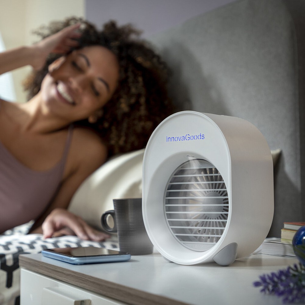 Mini-climatiseur Humidificateur à Ultrasons avec LED Koolizer InnovaGoods