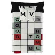 Bettdeckenbezug Naturals Scrabble King size 260 x 220 cm