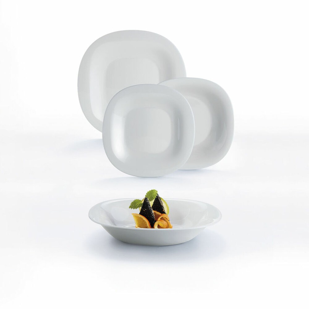 Dessert dish Luminarc Carine Grey Glass (Ø 19,5 cm)