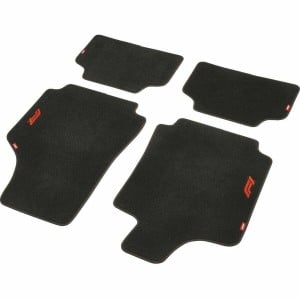 Set de tapis de voitures FORMULA 1 CM470 Noir/Rouge 4 uds