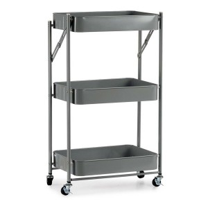 Vegetable trolley Kinvara B1148I-TJ Grey Steel Plastic 29,5 x 78,5 x 45,5 cm