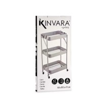 Vegetable trolley Kinvara B1148I-TJ Grey Steel Plastic 29,5 x 78,5 x 45,5 cm