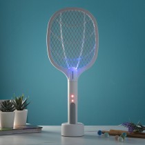 Raquette Anti-insectes Rechargeable 2 en 1 avec Lumière UV KL Rak InnovaGoods