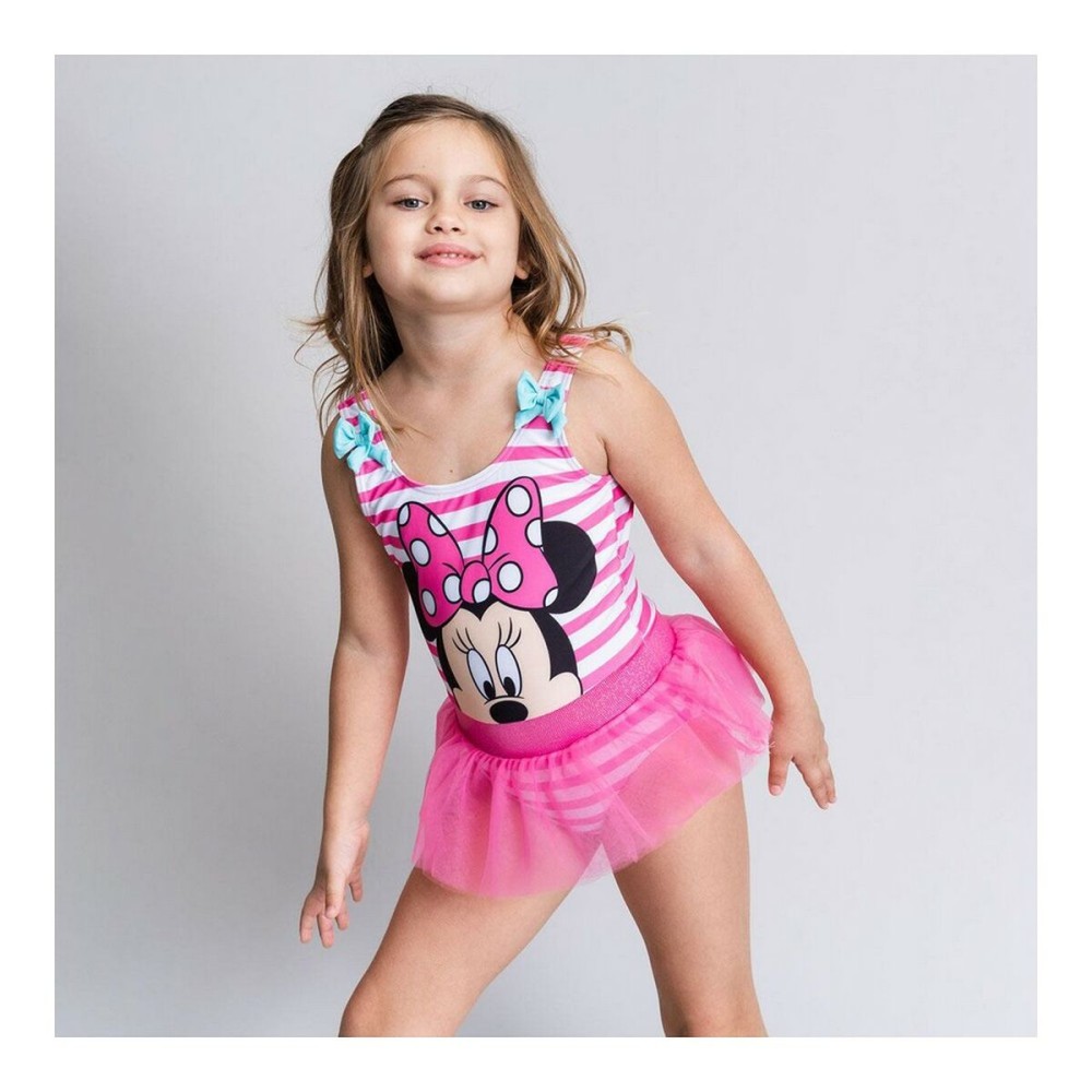 Maillot de Bain Fille Minnie Mouse Rose