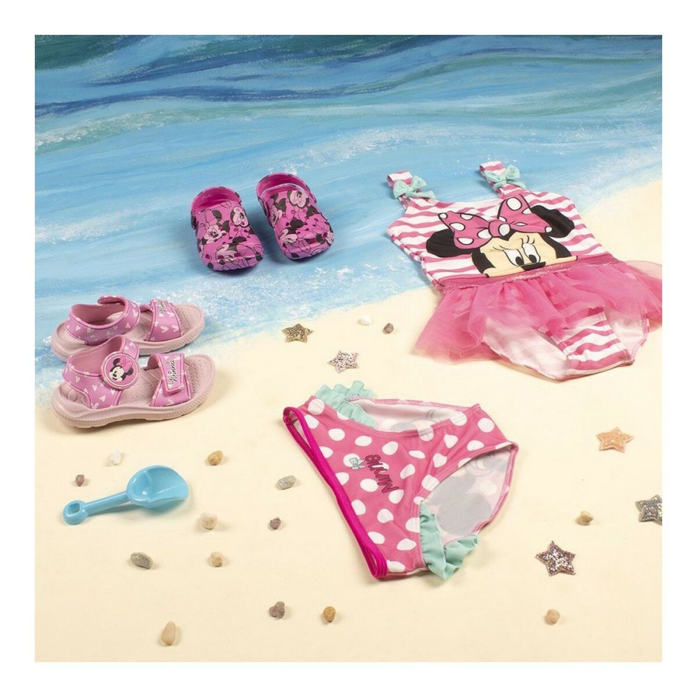 Maillot de Bain Fille Minnie Mouse Rose