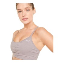 Soutien-gorge de Sport Puma Low Impact Studio Foundation Gris Mauve